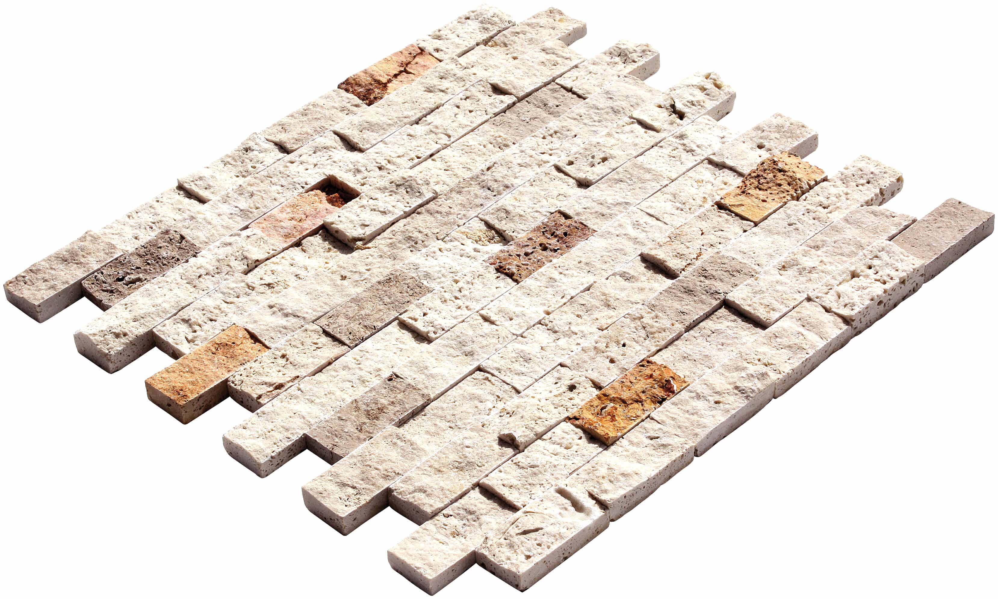 23x48 Miks Split Face (Doğal Patlatma Taşı)