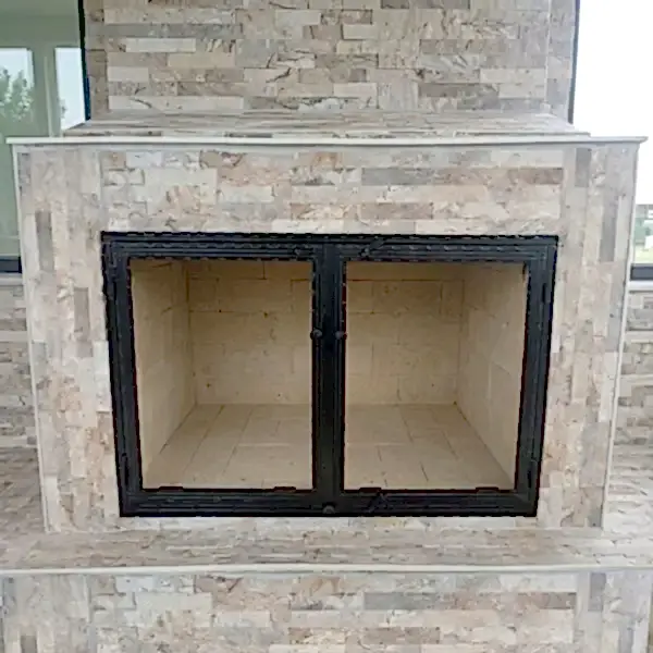 Ferforje İki Kapaklı Barbekü Kapağı