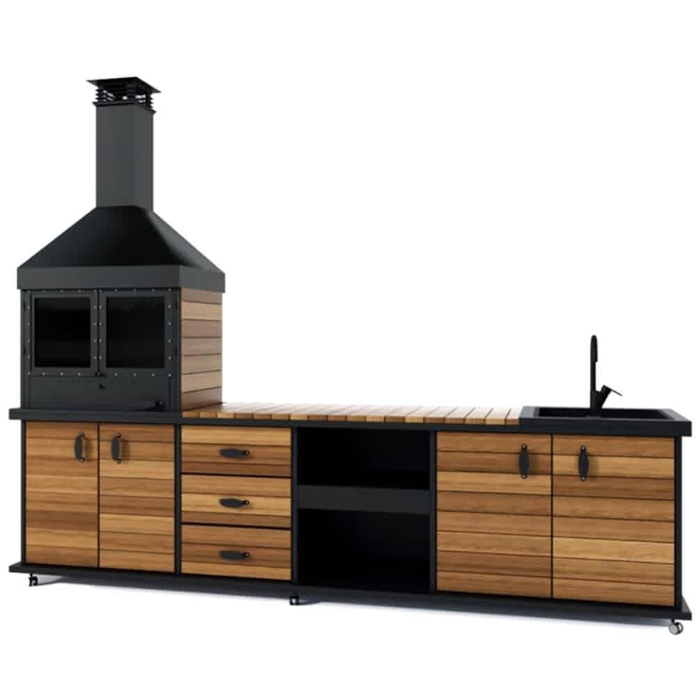 Kapaklı Tezgahlı Barbekü